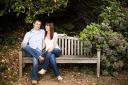 Katie and Cory on the Campus of Lewis & Clark College