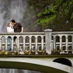 Jessica and Cole's Engagement Session at Multnomah Falls