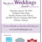 The Art of Weddings, January 7th 2010