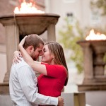 Brittney and Andrew's Engagement Session in the South Park Blocks